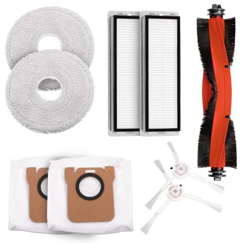 Vacuum Cleaner Accessories Set: Brushes, Rollers, Filters, Mops, Bags for Xiaomi S10+ X10+ X20 Dreame S10 Pro, EXTRALINK EX.23018 5907207223018