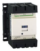 CONTACTOR, 3PST-NO, 115V, DIN RAIL/PANEL LC1D115FE7