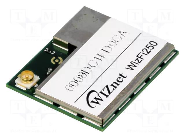 Module: WiFi; IEEE 802.11b/g/n; SPI,UART; 65Mbps WIZNET WIZFI250-CON