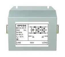 POWER LINE FILTER, 1 PHASE, 8A, 250V B84142B0008R000