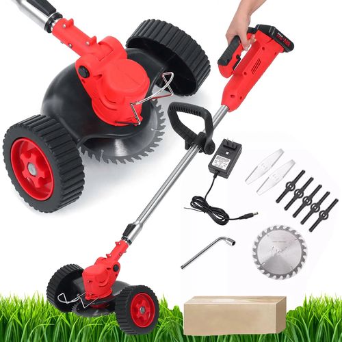 Extralink | String trimmer | garden scythe, grass trimmer, on wheels, XXL set, EXTRALINK EX.23841 5907207223841