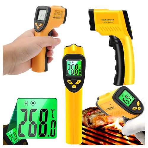 EXTRALINK PIROMETR TERMOMETR LASEROWY BEZDOTYKOWY NA PODCZERWIEŃ EMISYJNOŚĆ -50+550°C - 1397, EXTRALINK EX.23865 5907207223865