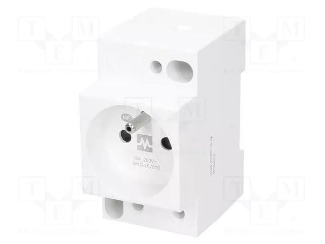 E-type socket; for DIN rail mounting; Input: L+N+PE MURRELEKTRONIK 67910
