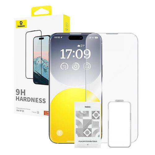 Diamond Tempered Glass Baseus 0.3mm for iPhone 15, Baseus P60057404203-00