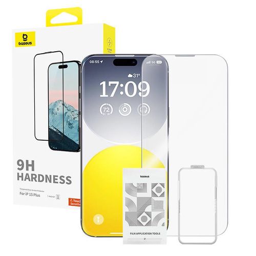 Diamond Tempered Glass Baseus 0.3mm for iPhone 15Plus, Baseus P60057404203-02