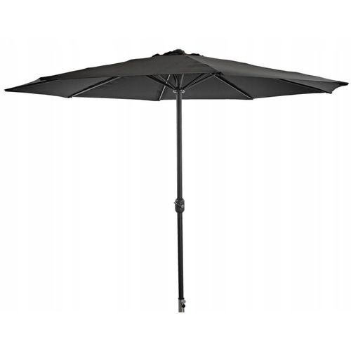 Black Forest Garden Parasol, 3m Large Folding Grafite, EXTRALINK L-0720-3M 5907207224374