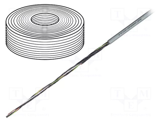 Wire: control cable; chainflex® CF77.UL.D; 5G0.5mm2; PUR; grey IGUS CF77.UL.05.05.D