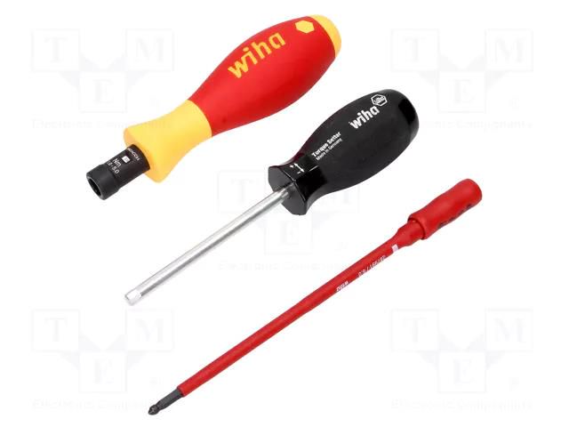 Kit: screwdrivers; torque,insulated,adjustable; 1kVAC; 138mm; 6mm WIHA WIHA.2872