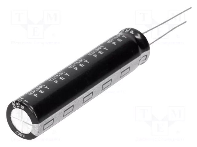 Capacitor: electrolytic; THT; 100uF; 200VDC; Ø10x45mm; ±20%; 10000h Elite PQ2D101MNN1045