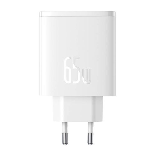 Wall charger Baseus OS-Cube Pro 2xUSB-C + USB, 65W (white), Baseus P10152301213-00