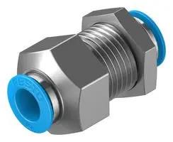 PUSH-IN BULKHEAD FITTING, 10MM, M20 X 1 QSS-10-F