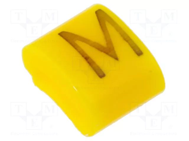Markers; Marking: M; 1.1÷2.5mm; H: 3mm; A: 6mm; -30÷100°C; leaded KURANT MZ-0/M