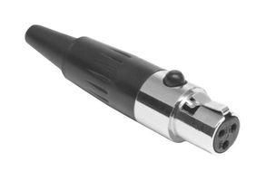 XLR CONN, RCPT, 5POS, CABLE AG5F