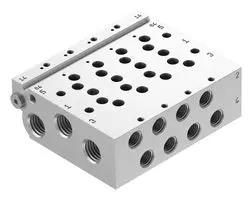 MANIFOLD RAIL, 4 OUTLET, G1/4, G1/8 VABM-L1-14W-G14-4