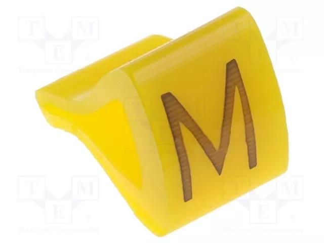Markers; Marking: M; 1.7÷3.5mm; H: 7mm; A: 6mm; -30÷100°C; leaded KURANT MZ-1/M
