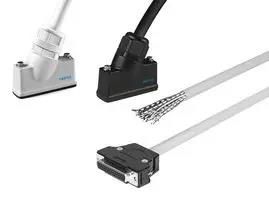 CONNECTING CABLE, CYLINDER, 0.86A, 30V NEBV-S1WA44-K-5-N-LE44-&