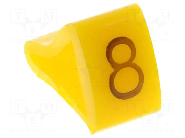 Markers; Marking: 8; 10÷16mm; H: 21mm; A: 15mm; -30÷100°C; leaded KURANT MZ-4/8