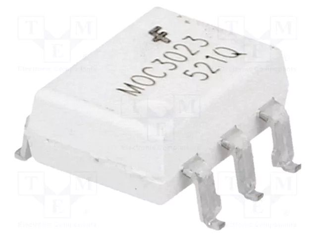 Optotriac; 5kV; Uout: 400V; without zero voltage crossing driver ONSEMI MOC3023SR2VM