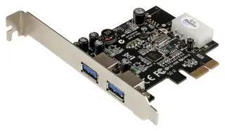 INTERFACE CARD, 2PORT PCIE USB3.0PLUSLP4 PEXUSB3S25