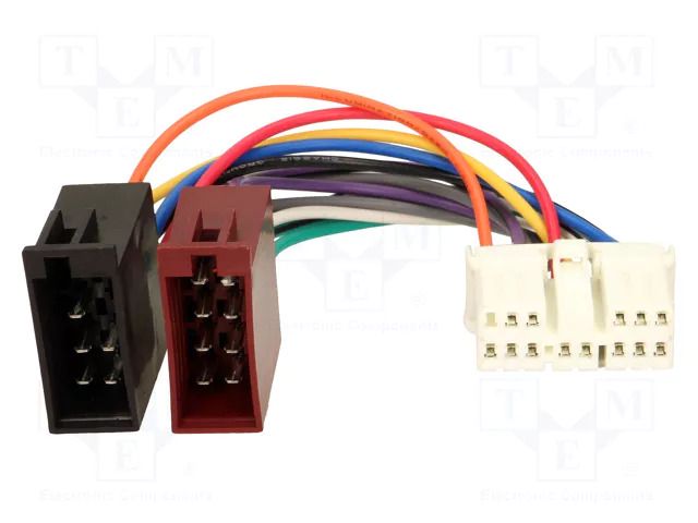 Connector; radio,ISO; Hyundai; PIN: 14 4CARMEDIA ZRS-108