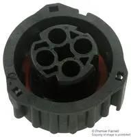 CIRCULAR CONNECTOR, RCPT, 4POS 1-967325-1