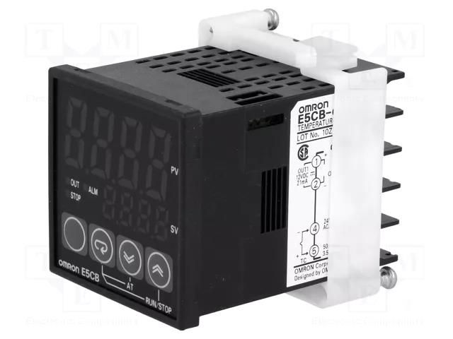 Module: regulator; temperature; SSR; OUT 2: SPST-NO; on panel; E5CB OMRON E5CB-Q1TCD