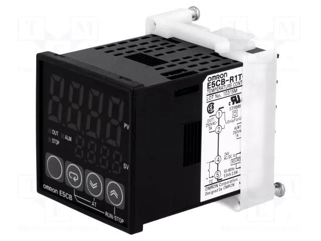 Module: regulator; temperature; SPST-NO; OUT 2: SPST-NO; on panel OMRON E5CB-R1TCD