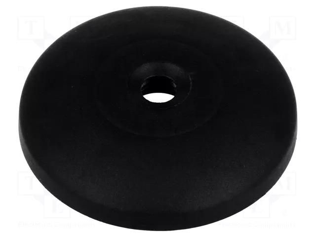Foot; Base dia: 99mm; polyamide; H: 18mm; Pivot Feet FATH FA-098A100K