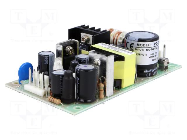 Power supply: switching; open; 25.5W; 120÷370VDC; 90÷264VAC; OUT: 2 MEAN WELL PD-25B