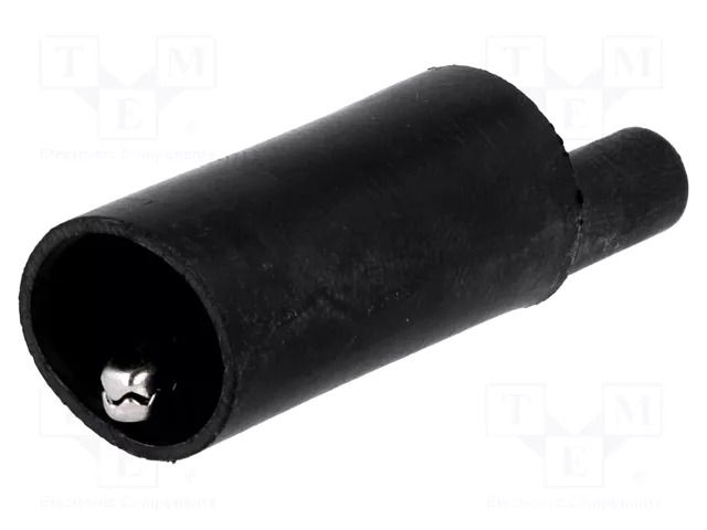 Crocodile clip; 10A; 60VDC; 30VAC; black; 4mm ELECTRO-PJP PJP5030-N