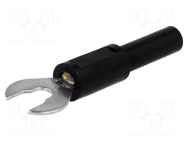 Connector: fork terminals; banana 4mm socket,fork terminal ELECTRO-PJP PJPADA3034-N