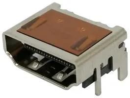 HDMI DIGITAL AV CONN, 19POS, RCPT, PCB 208658-1081