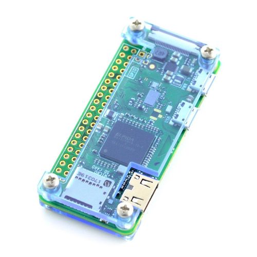 Raspberry Pi Zero Case - Fluo Open - blue RPI-08903 5904422302672