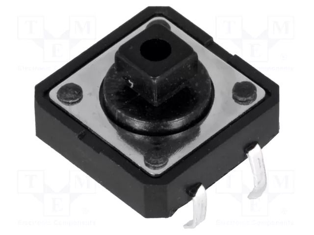 Microswitch TACT; SPST-NO; Pos: 2; 0.05A/12VDC; THT; none; 2.55N NINIGI TACTS-24R-F