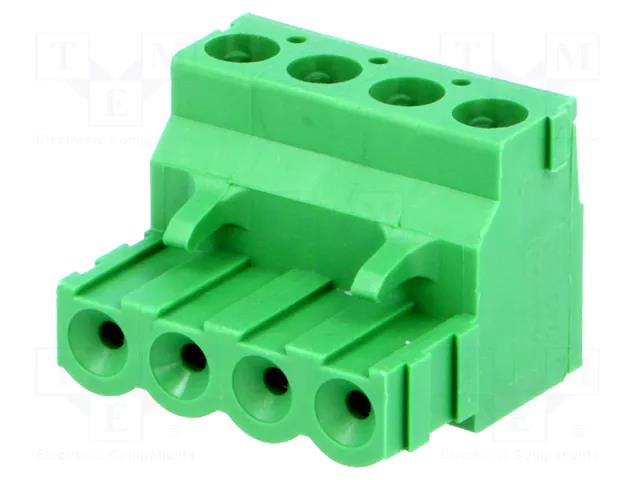 Pluggable terminal block; Contacts ph: 5.08mm; ways: 4; straight TE Connectivity TBW-5-AMP-4P