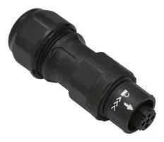 CIRCULAR CONNECTOR, RCPT, 3POS, CABLE AD-03BFFB-QL8AP0
