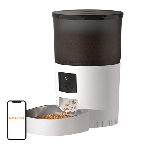 Rojeco 3L Automatic Pet Feeder WiFi with Camera, Rojeco RWSQ-06