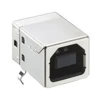 USB CONN, 2.0 TYPE B, R/A RCPT, 4POS, TH 2411 07