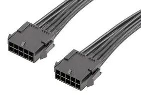 WTB CORD, 10P MICRO-FIT PLUG/PLUG, 11.8" 214757-1102