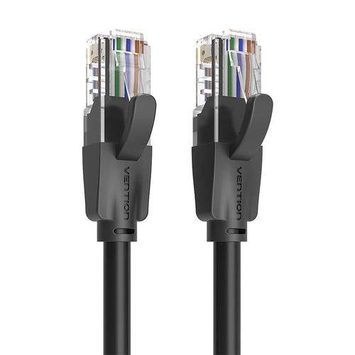 Kabel sieciowy UTP CAT6 Vention IBEBG RJ45 Ethernet 1000Mbps 1,5m czarny, Vention IBEBG