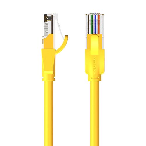 Network Cable UTP CAT6 Vention IBEYF RJ45 Ethernet 1000Mbps 1m Yellow, Vention IBEYF