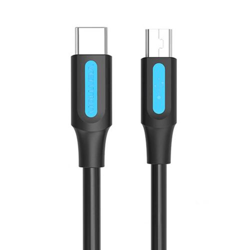 USB-C 2.0 to Mini-B cable Vention COWBF 2A 1m black, Vention COWBF