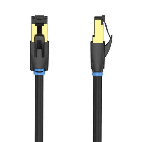 Network Cable CAT8 SFTP Vention IKABD RJ45 Ethernet 40Gbps 0.5m Black, Vention IKABD