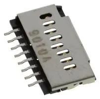 CONNECTOR, MICRO SD, PUSH-PULL, 8POS 105162-0001