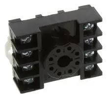 RELAY SOCKET, 10A, 600V, DIN RAIL/PANEL OT08PC