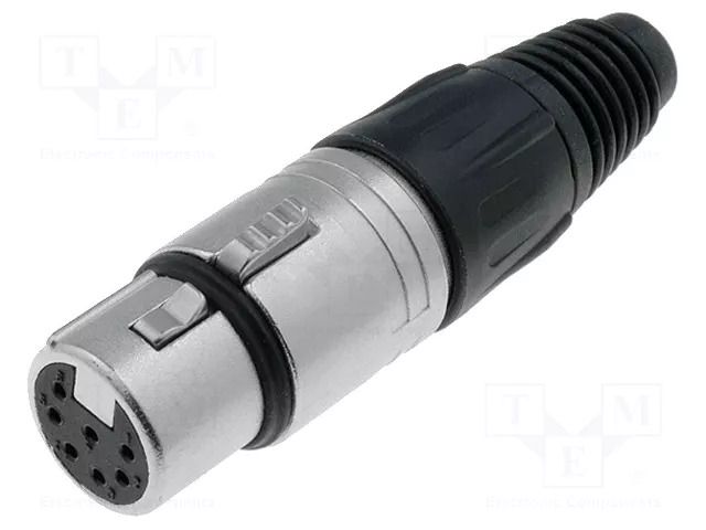 Connector: XLR; plug; female; X; PIN: 7; straight; for cable; 3.5÷8mm NEUTRIK NTR-NC7FX