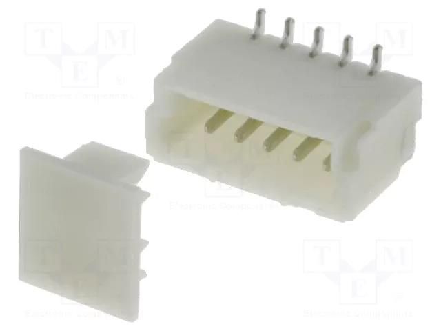 Connector: wire-board; socket; male; 1mm; PIN: 5; SMT; 50V; 1A; tinned JOINT TECH NX1001-05SMS