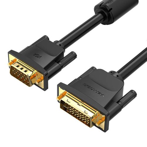 DVI (24+5) to VGA Cable Vention EACBI 3m, 1080P 60Hz (black), Vention EACBI