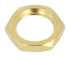 HEX NUT, SMA JACK, BRASS, GOLD 132-NUT SMA GLD