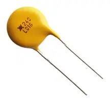 PPTC RESETTABLE FUSE, 2A, 240VAC, RADIAL RF0067-000